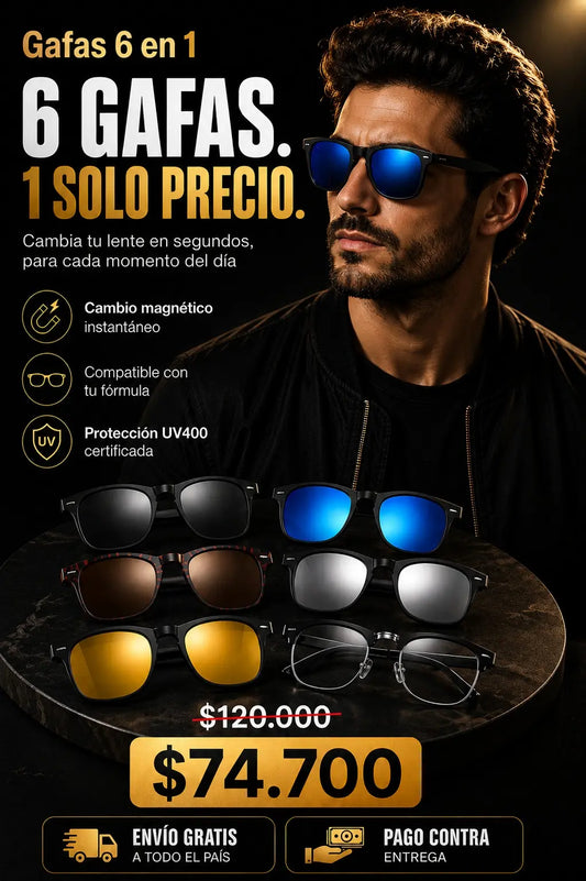 GAFAS 6 EN 1 PREMIUM
