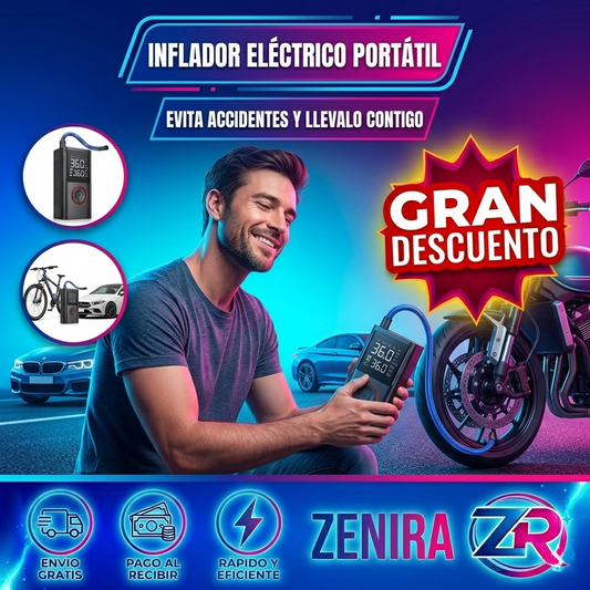 INFLADOR ELÉCTRICO PORTÁTIL